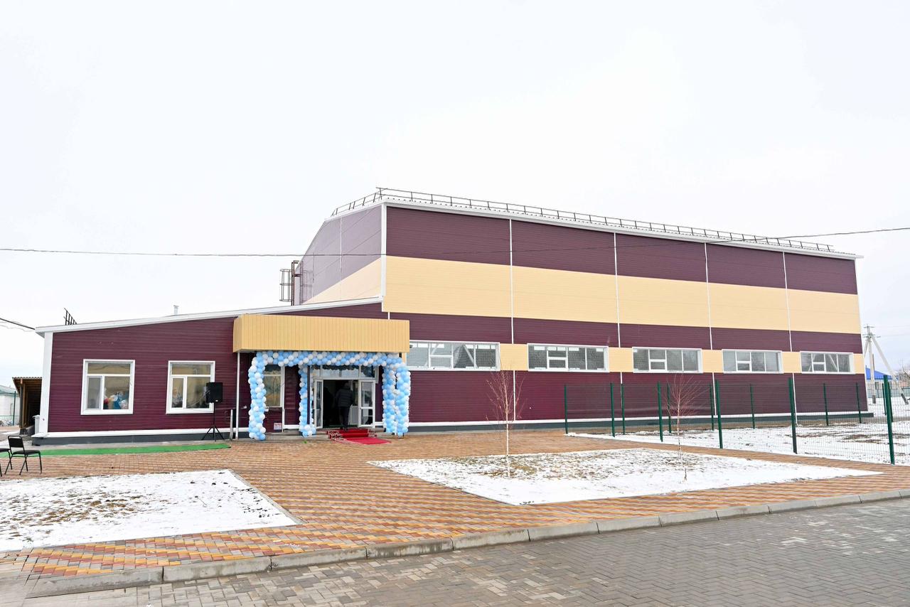 Состоялось открытие спортивного комплекса в селе Алгабас области Абай