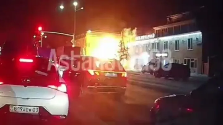 Тандырная загорелась в Астане