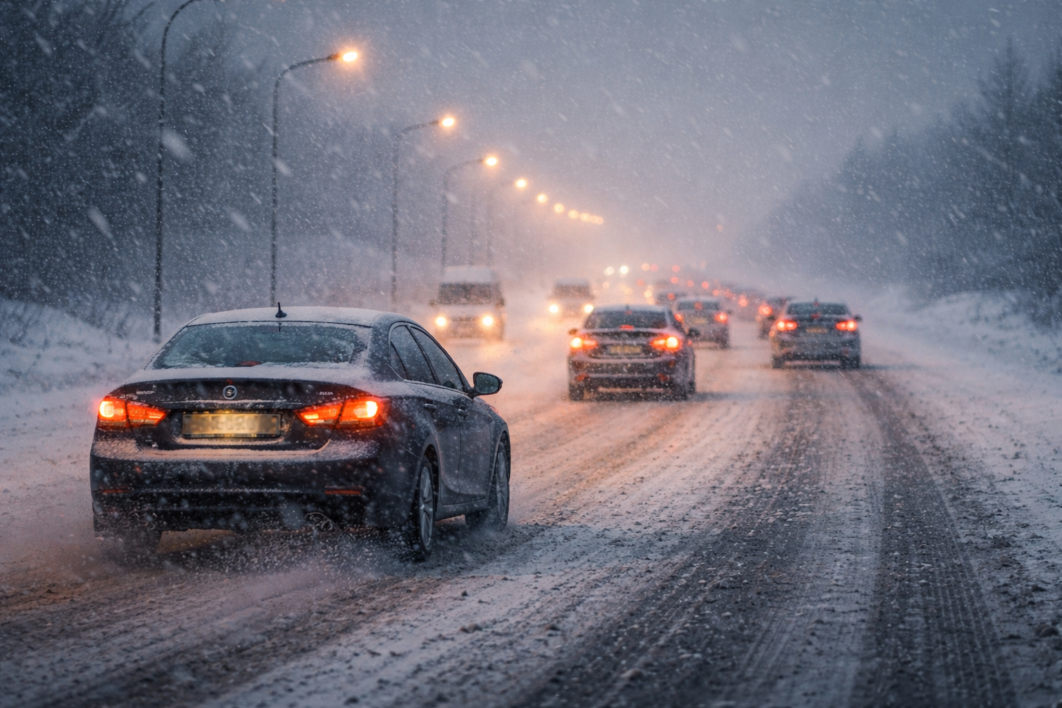 О непогоде на трассах предупредили водителей 14 областей РК
