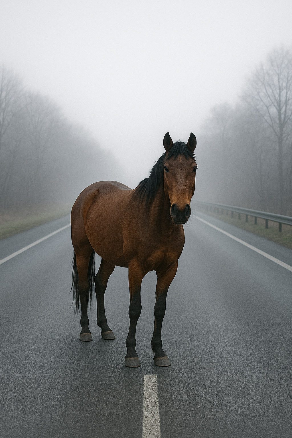 На трассе "Атырау-Уральск" лошадь стала причиной смертельного ДТП
