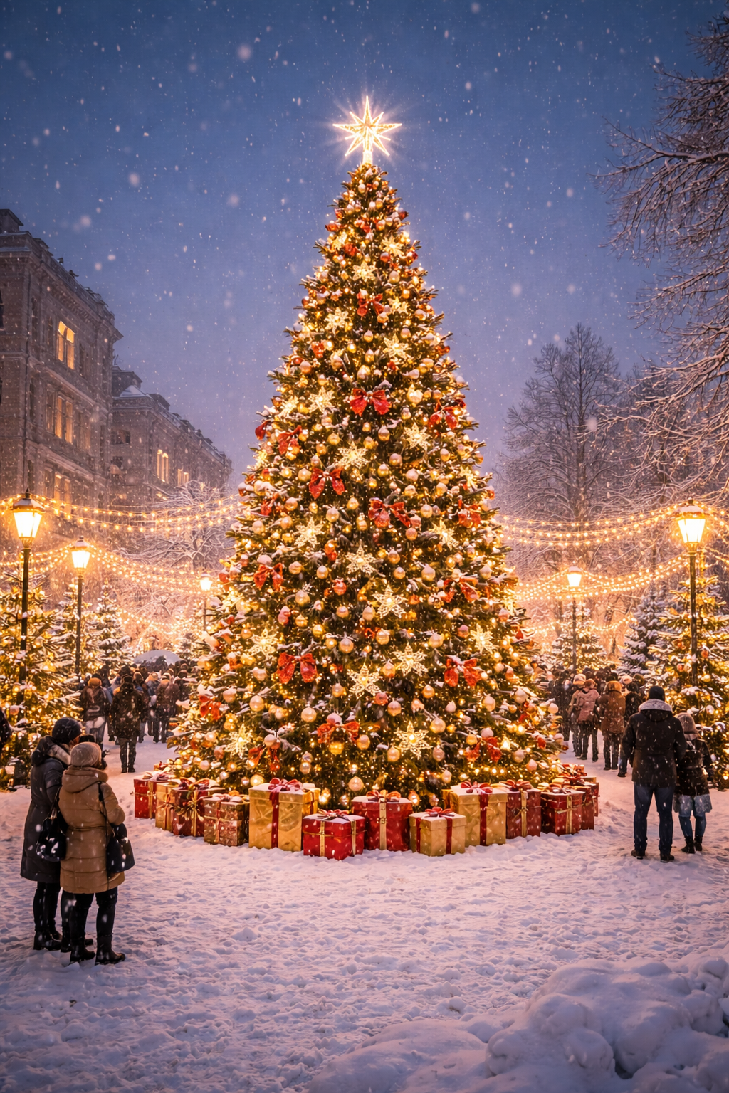 Церемонию зажжения ёлки отложили в Петропавловске