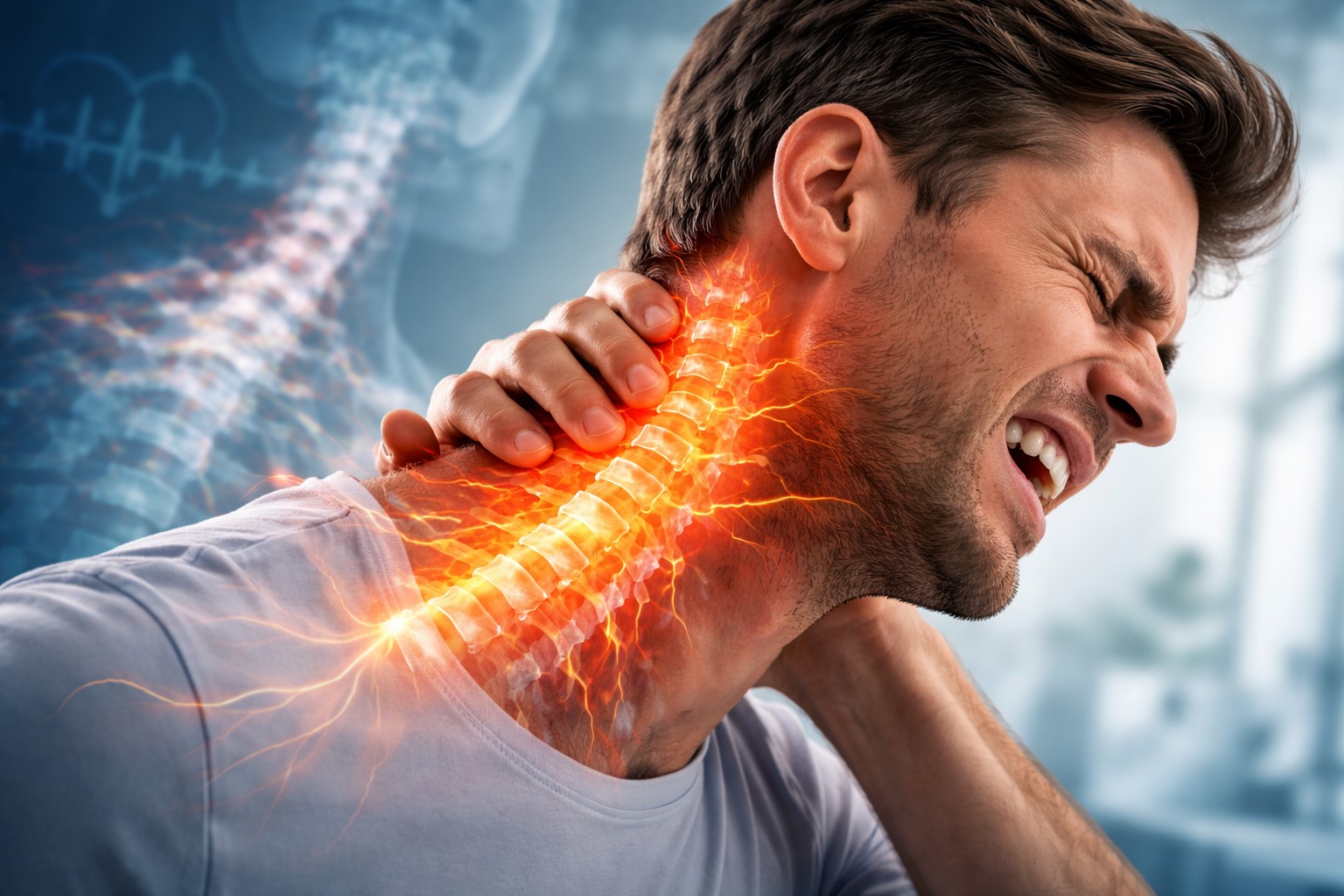 Почему может болеть шея