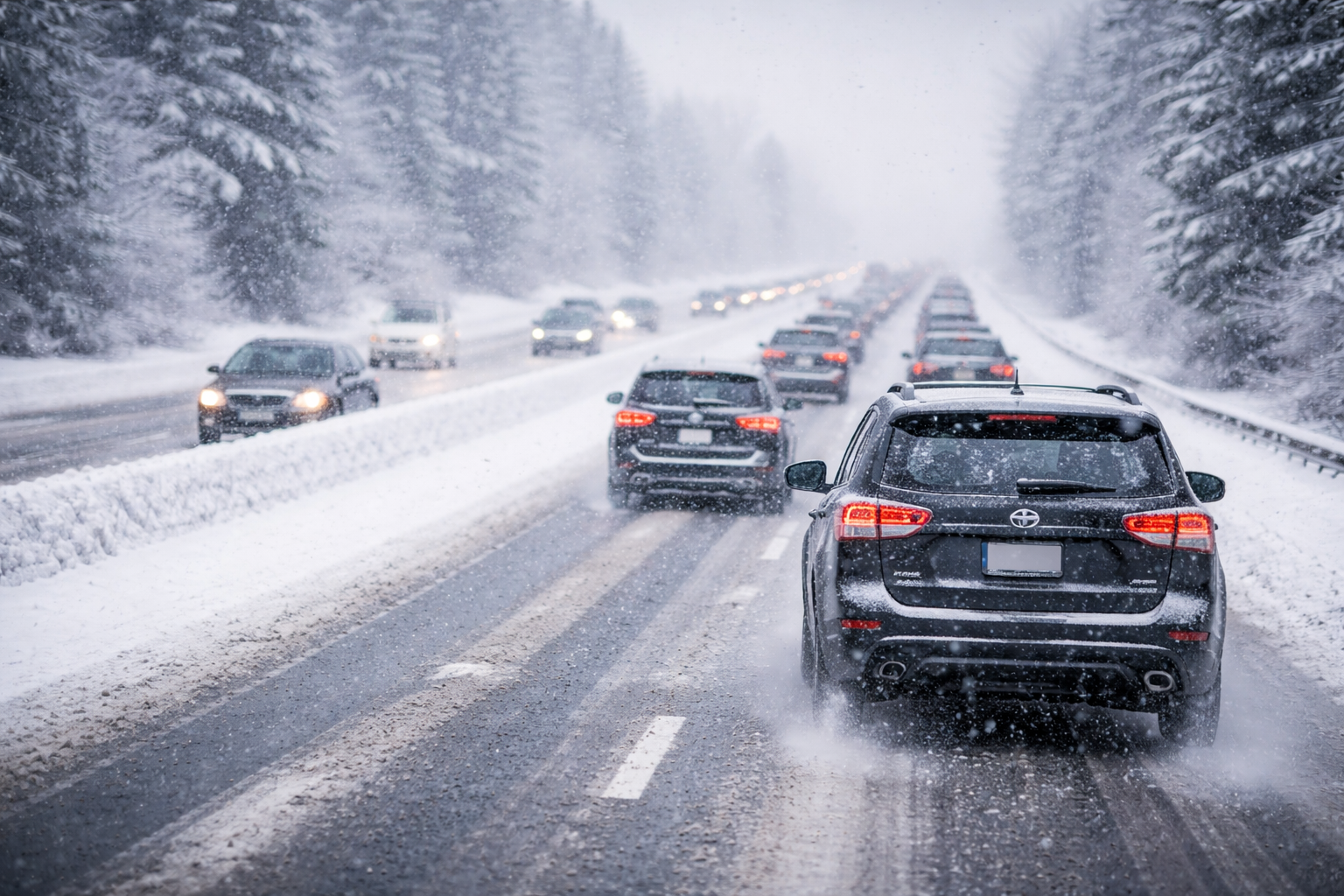 Движение на трассах в 10 регионов Казахстана осложнит непогода