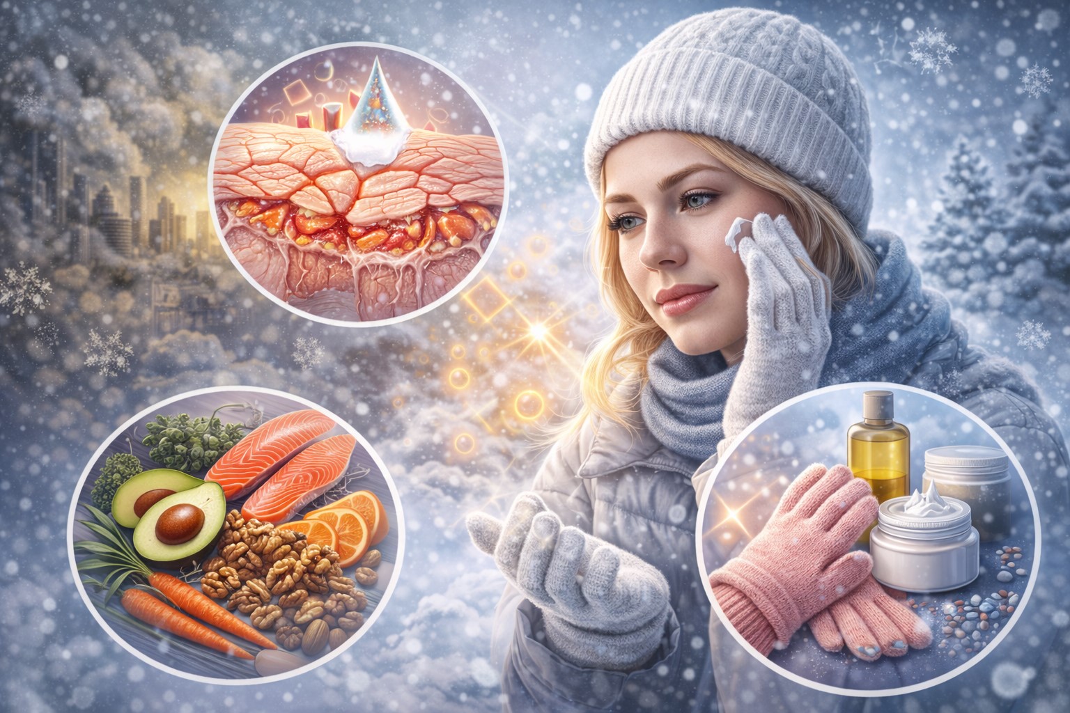 Как ухаживать за кожей на морозе