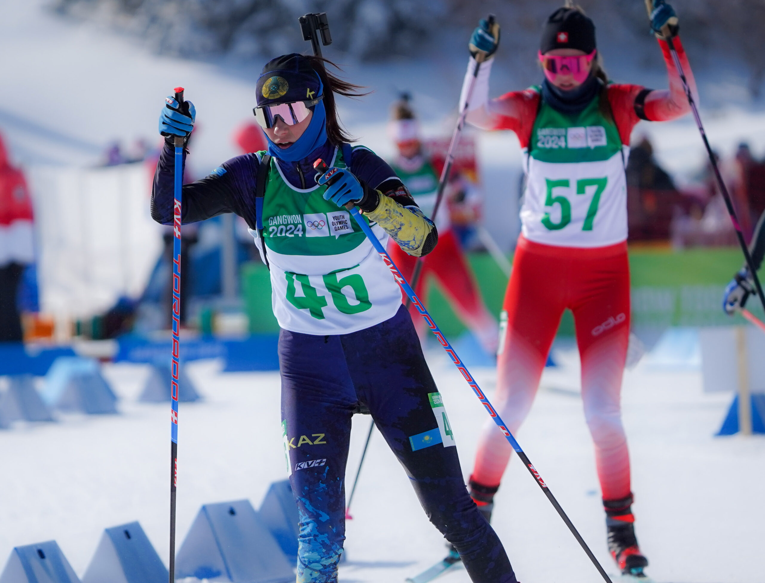 Казахстанские биатлонисты выступят в масс-стартах в Ленцерхайде