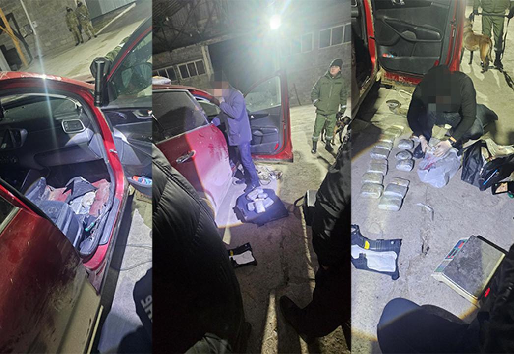 Крупную партию наркотиков изъяли на границе в Жамбылской области