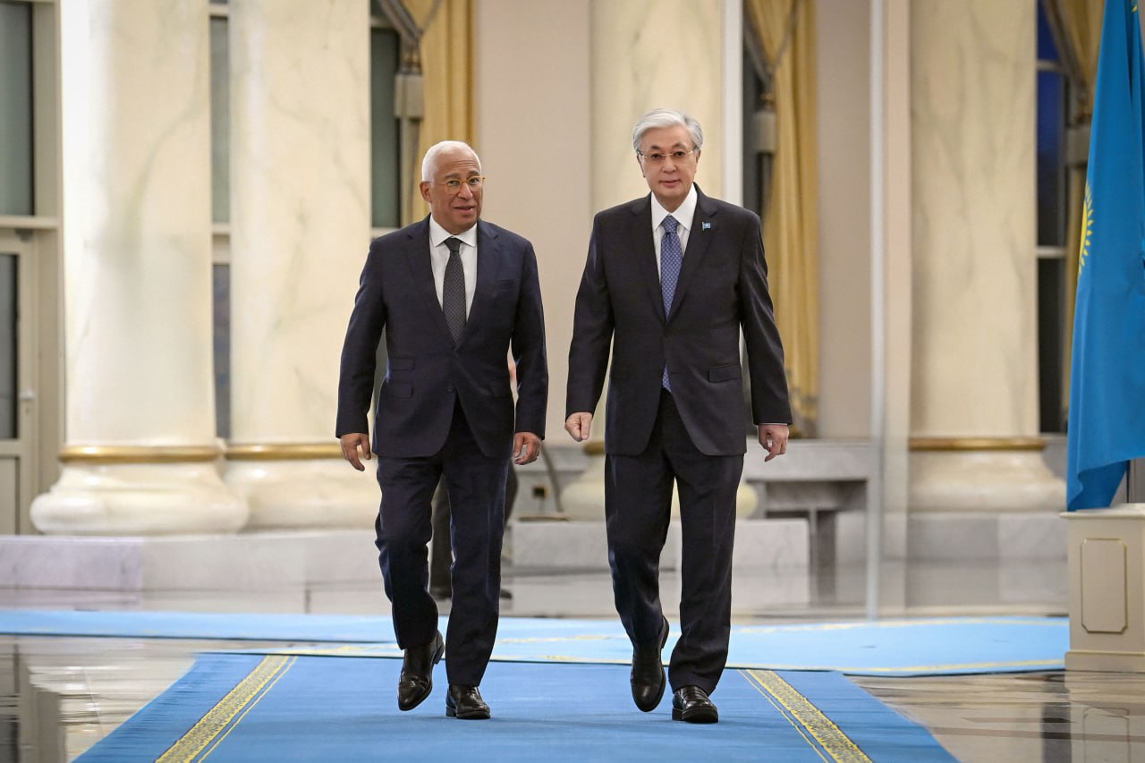 Токаев провел переговоры с президентом Европейского Совета Антониу Коштой