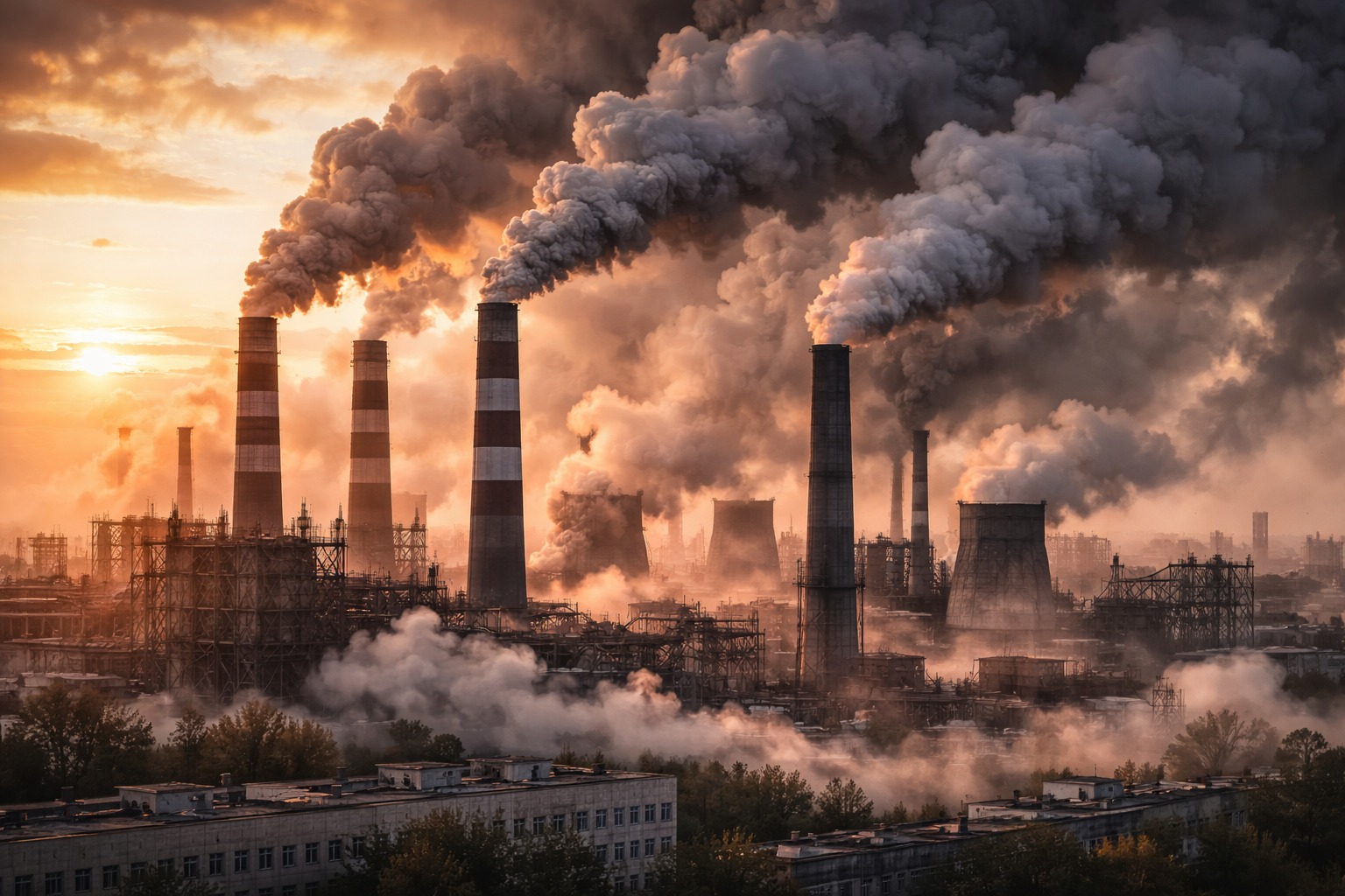 Предприятия Казахстана за год выбросили более 2,2 млн тонн загрязняющих веществ