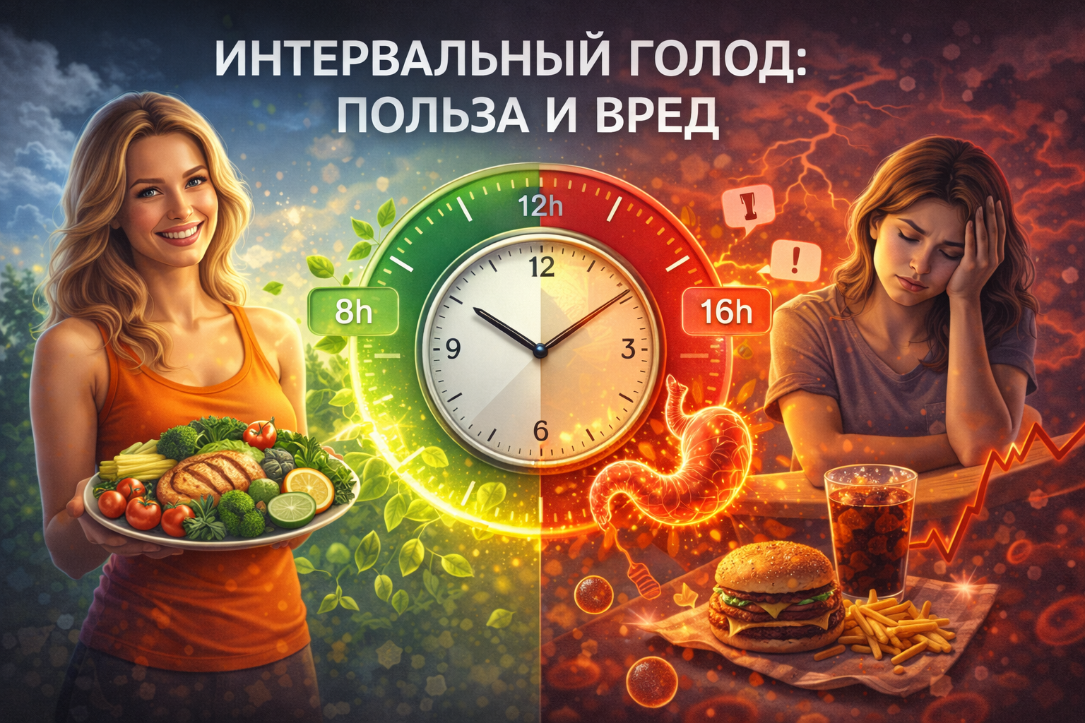 Интервальное голодание: кому нельзя и как начать безопасно