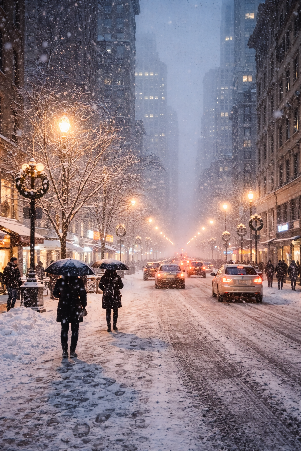 Большую часть страны накроют снег и метель