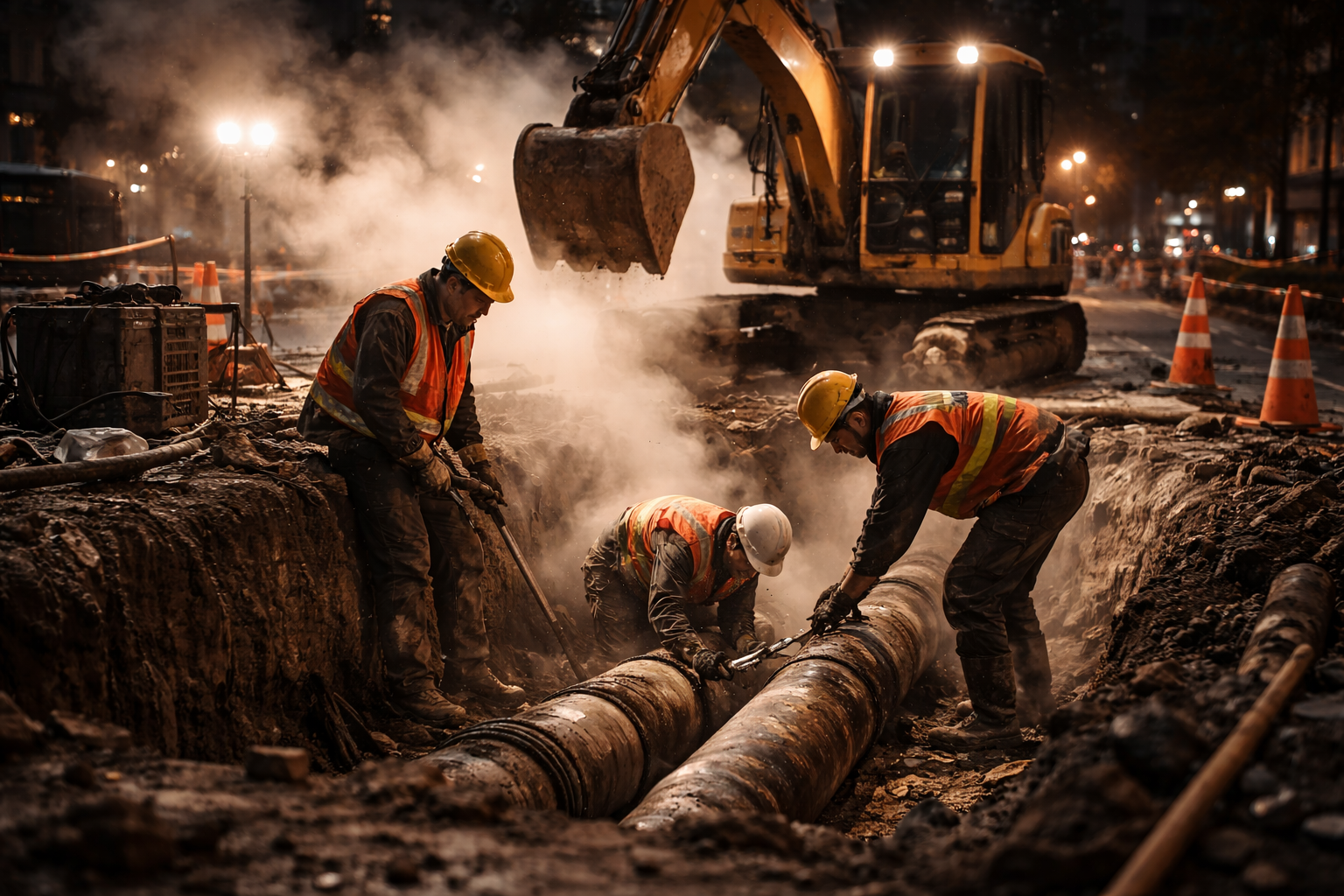 Дефекты на теплосетях устраняют в Усть-Каменогорске