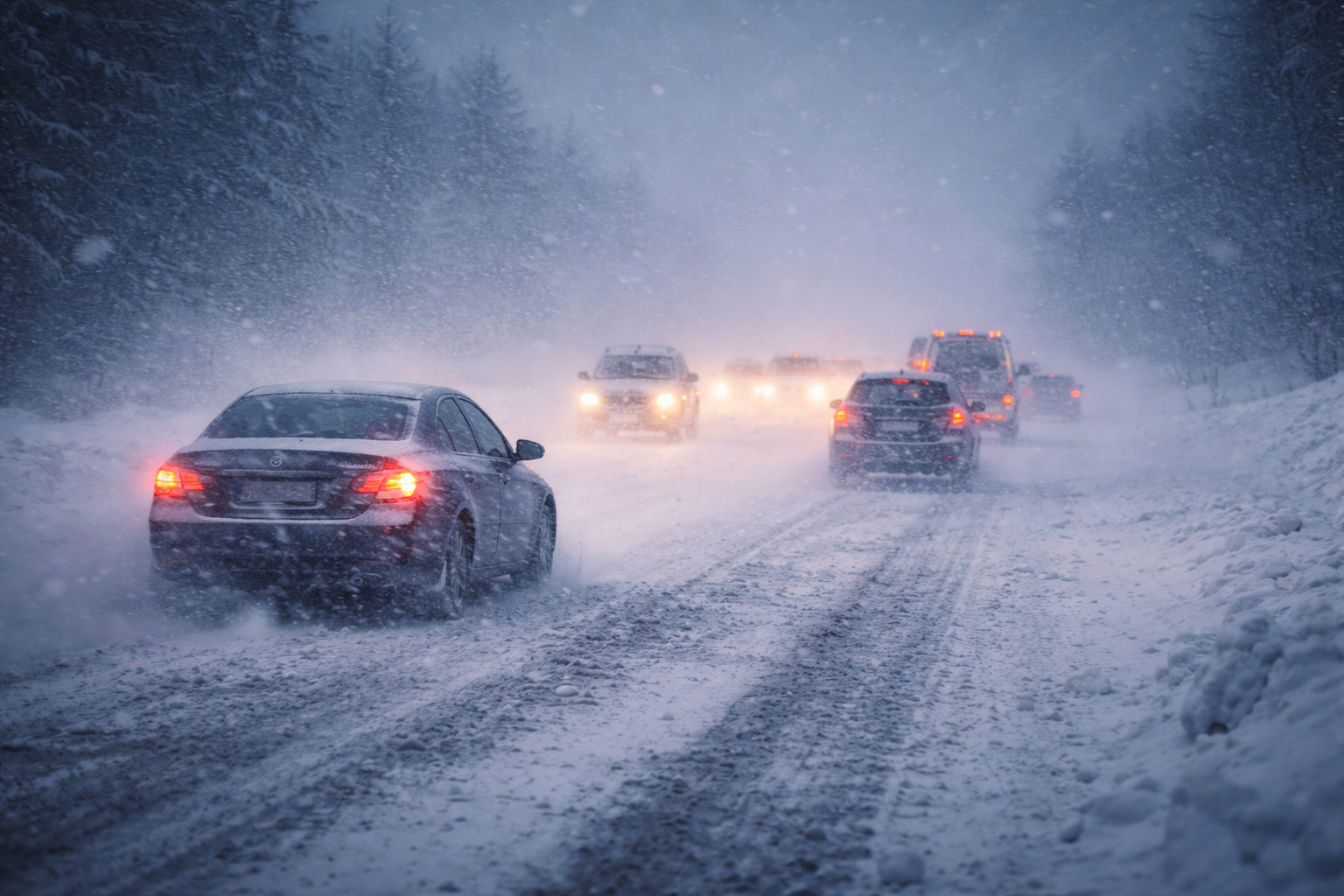 На дорогах в ВКО начали вводить ограничения