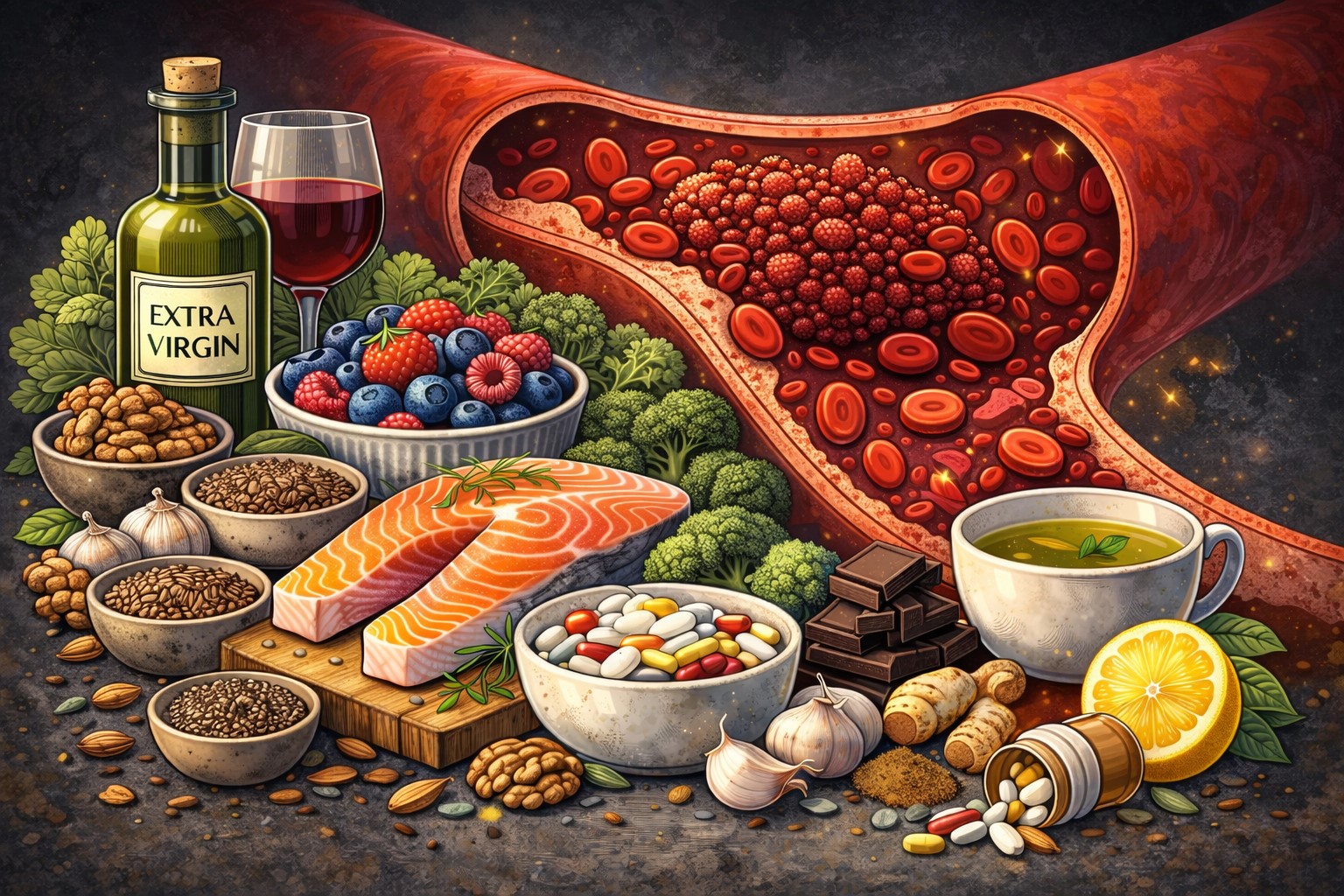 Тромбоз угрожает сосудам: что есть, чтобы снизить риск