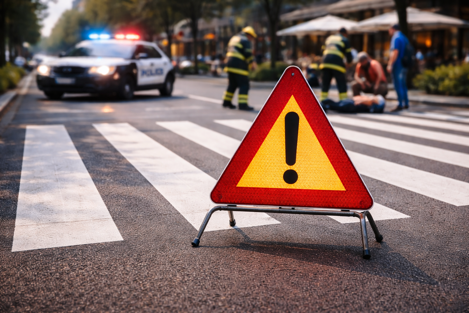 Двух человек сбили на пешеходном переходе в Усть-Каменогорске