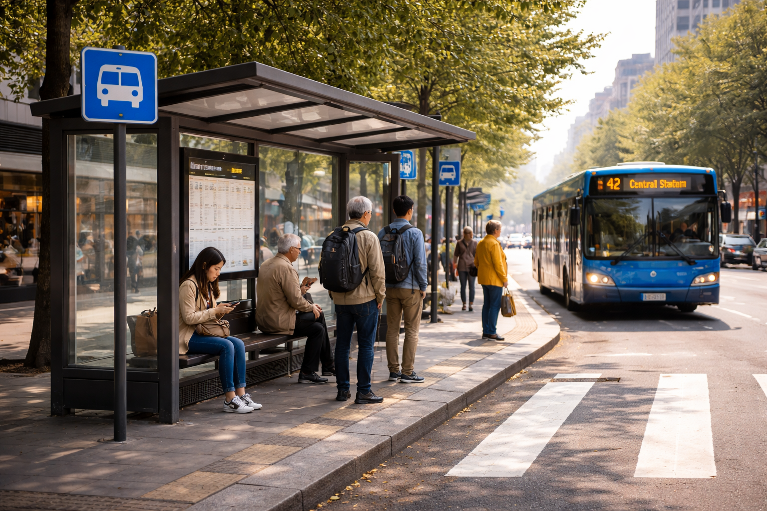 В Астане изменили названия некоторых автобусных остановок