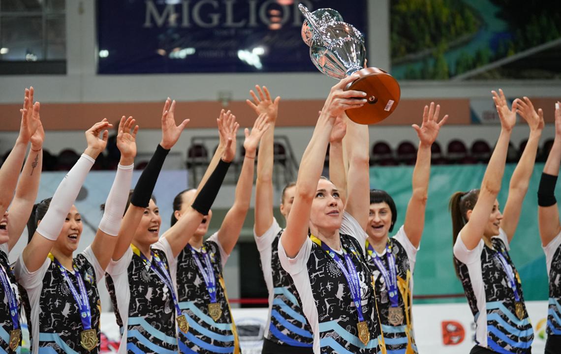 Самый титулованный волейбольный клуб страны - «Жетісу» завоевал Суперкубок Казахстана в пятый раз