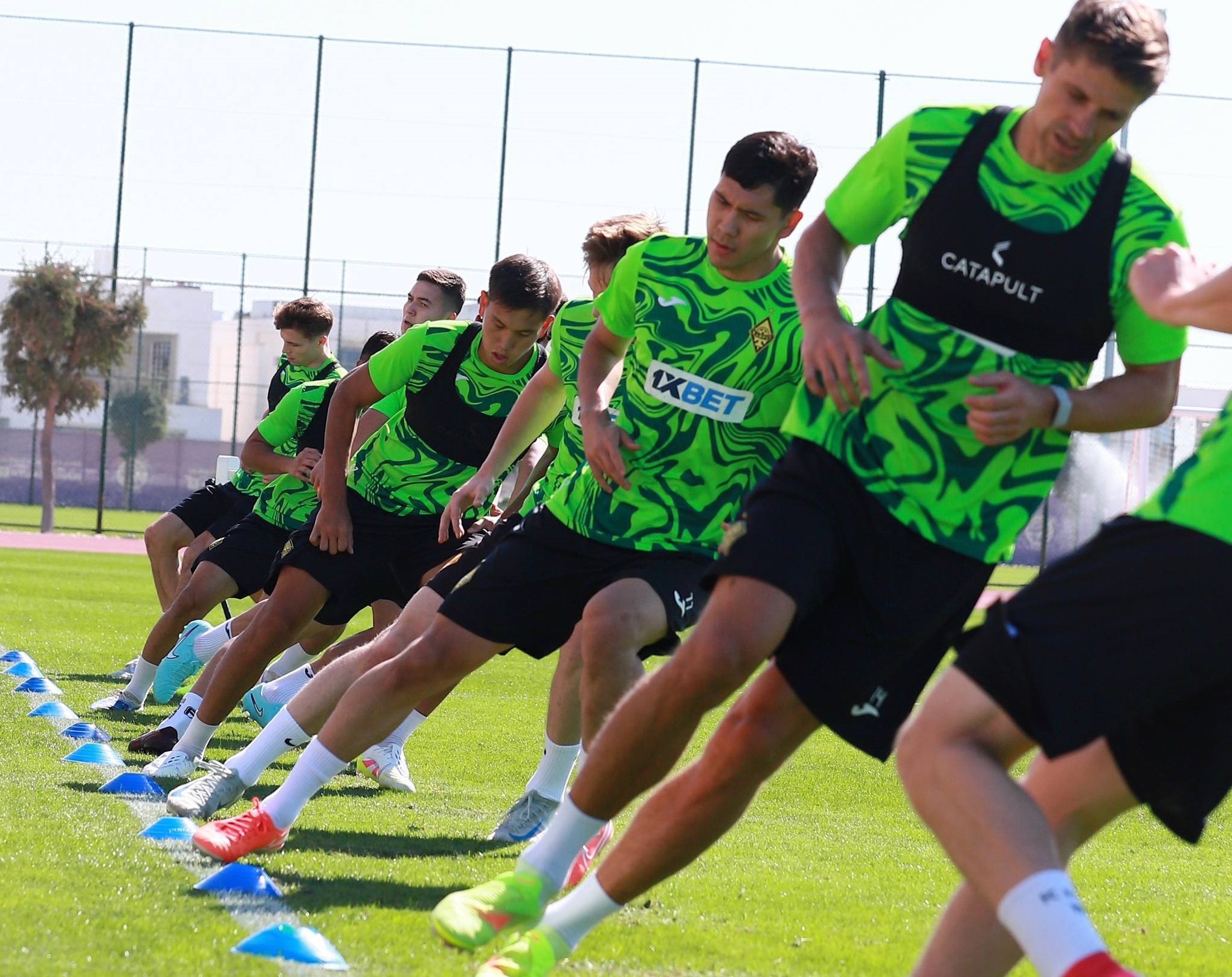 Футболистам «Кайрата» устроили тест на выносливость