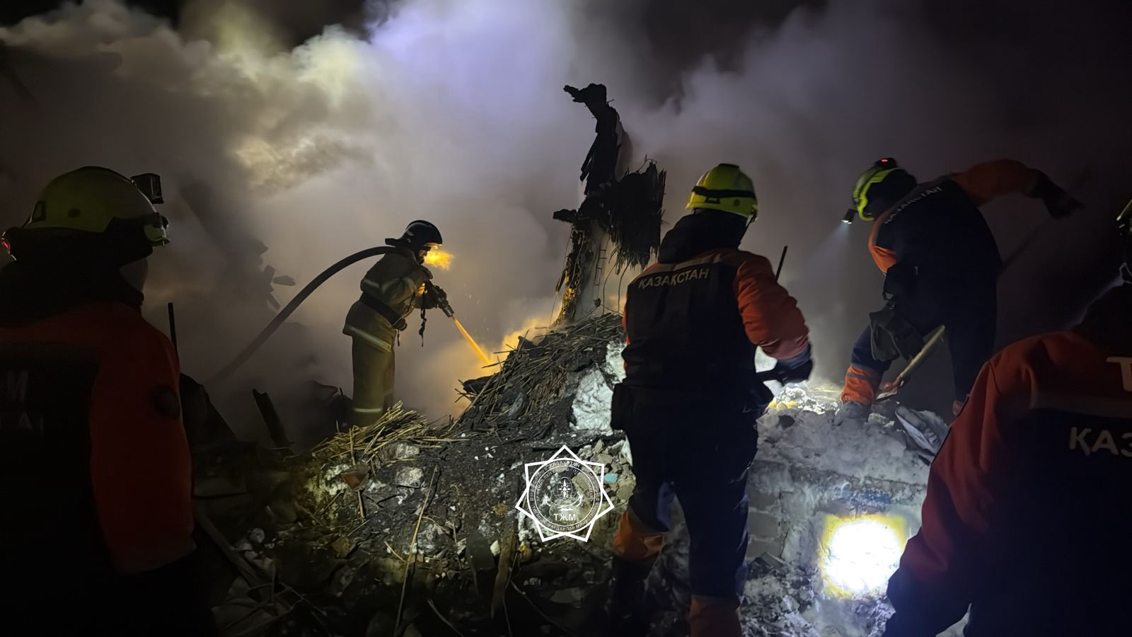 На севере РК мужчина и ребёнок погибли при пожаре в частном доме