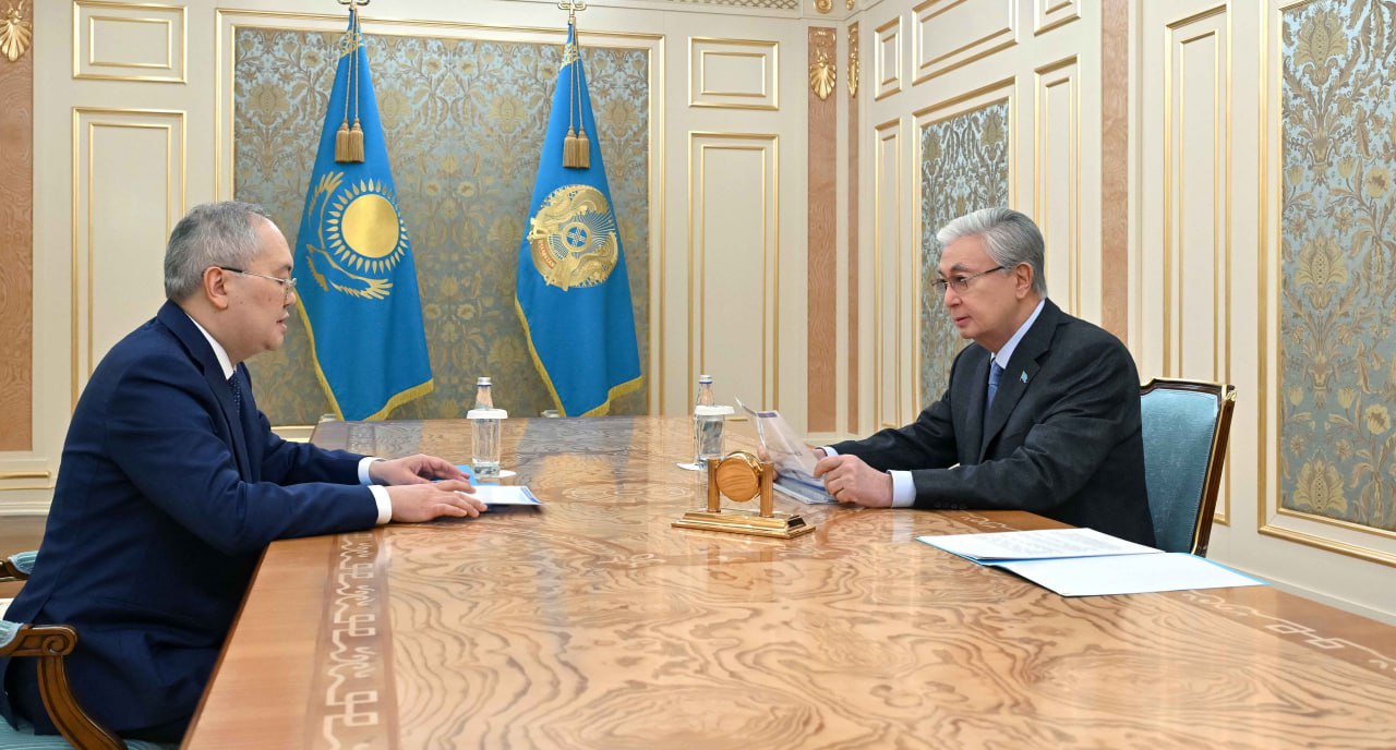 Токаев принял председателя Агентства по финансовому мониторингу Жаната Элиманова