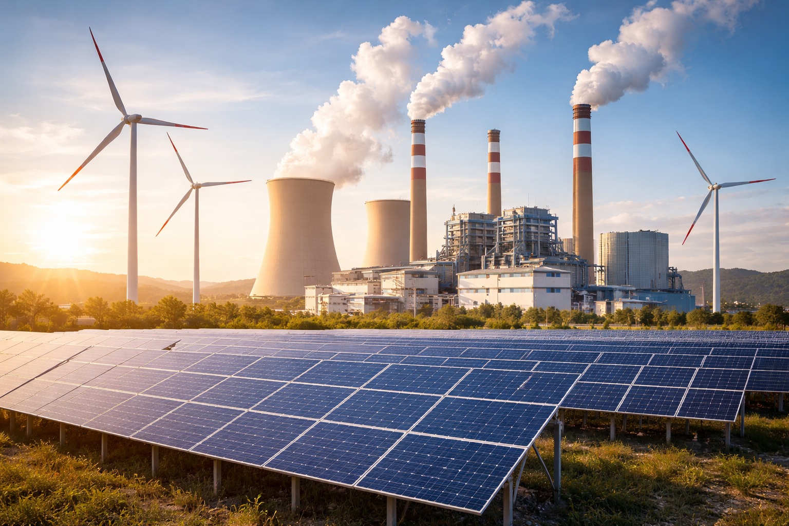 Три крупные электростанции построят Казахстан и Китай