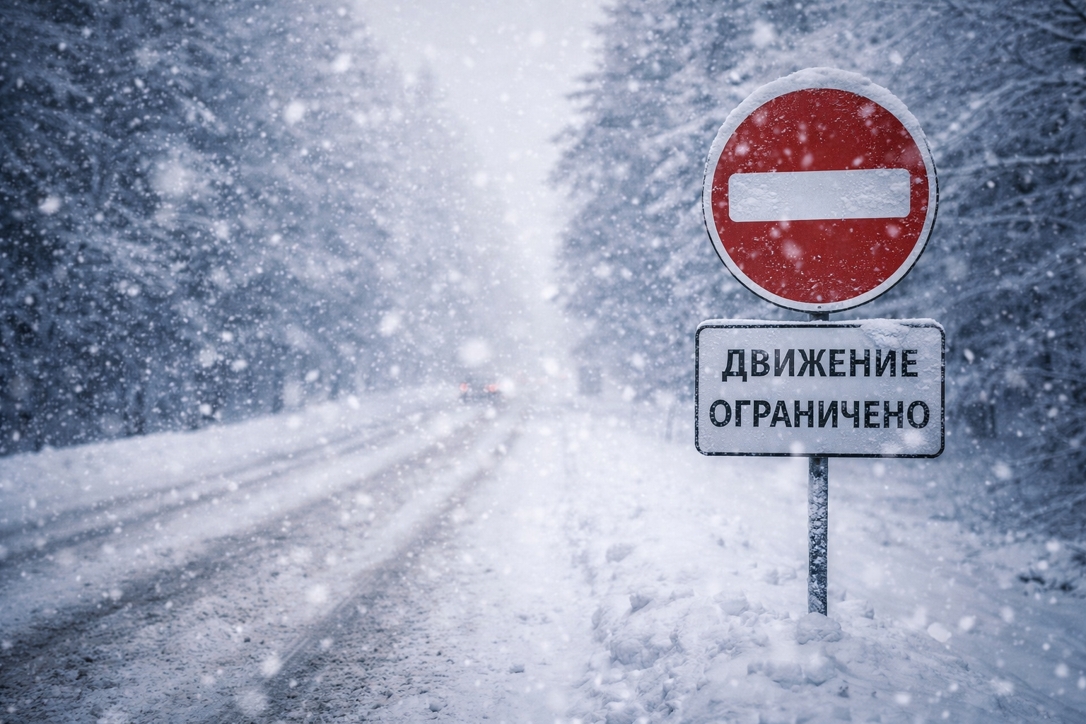 До 13 февраля ограничили движение в районе Кордайского перевала