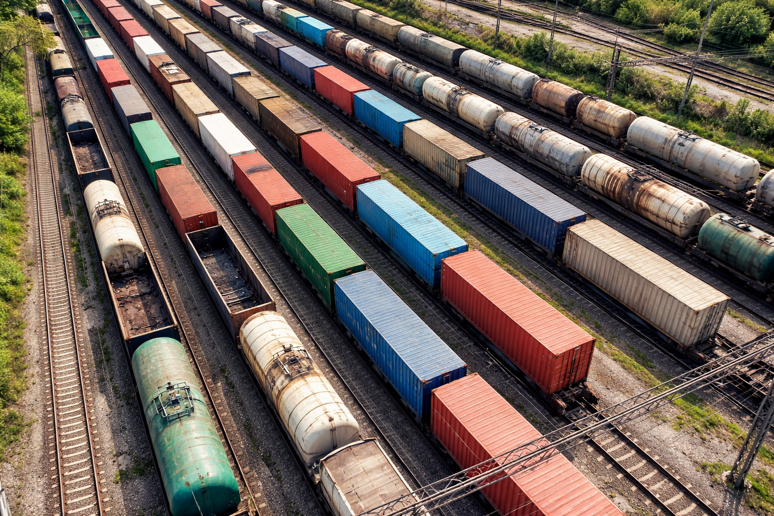 В Кызылорде шесть вагонов с дизельным топливом сошли с рельсов