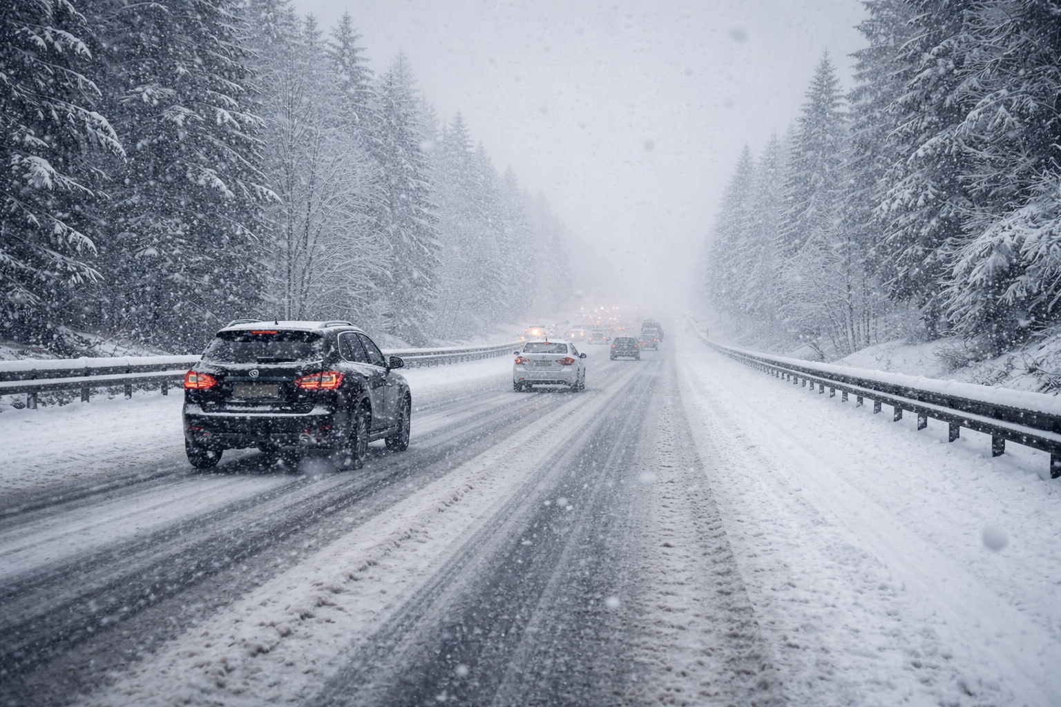 В двух регионах РК закрыли дороги из-за непогоды