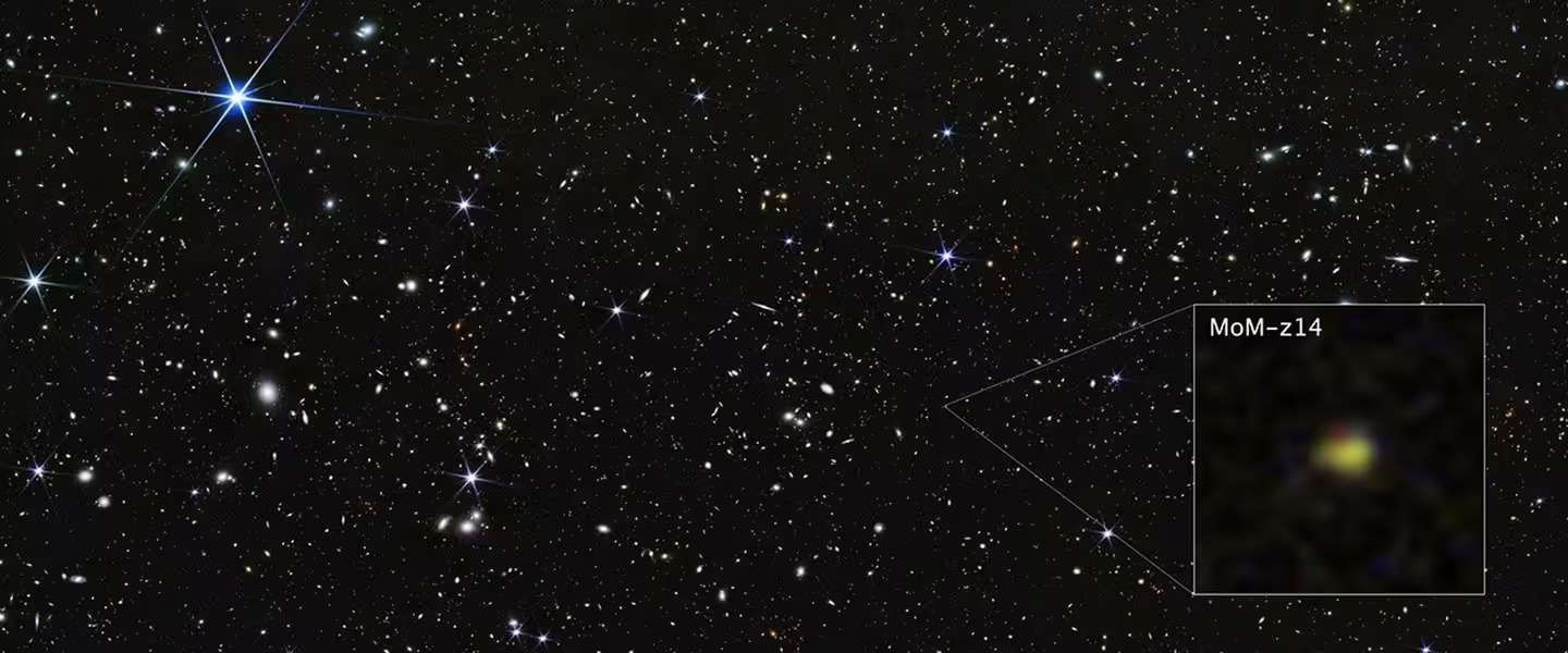 «Джеймс Уэбб» обнаружил самую далёкую галактику