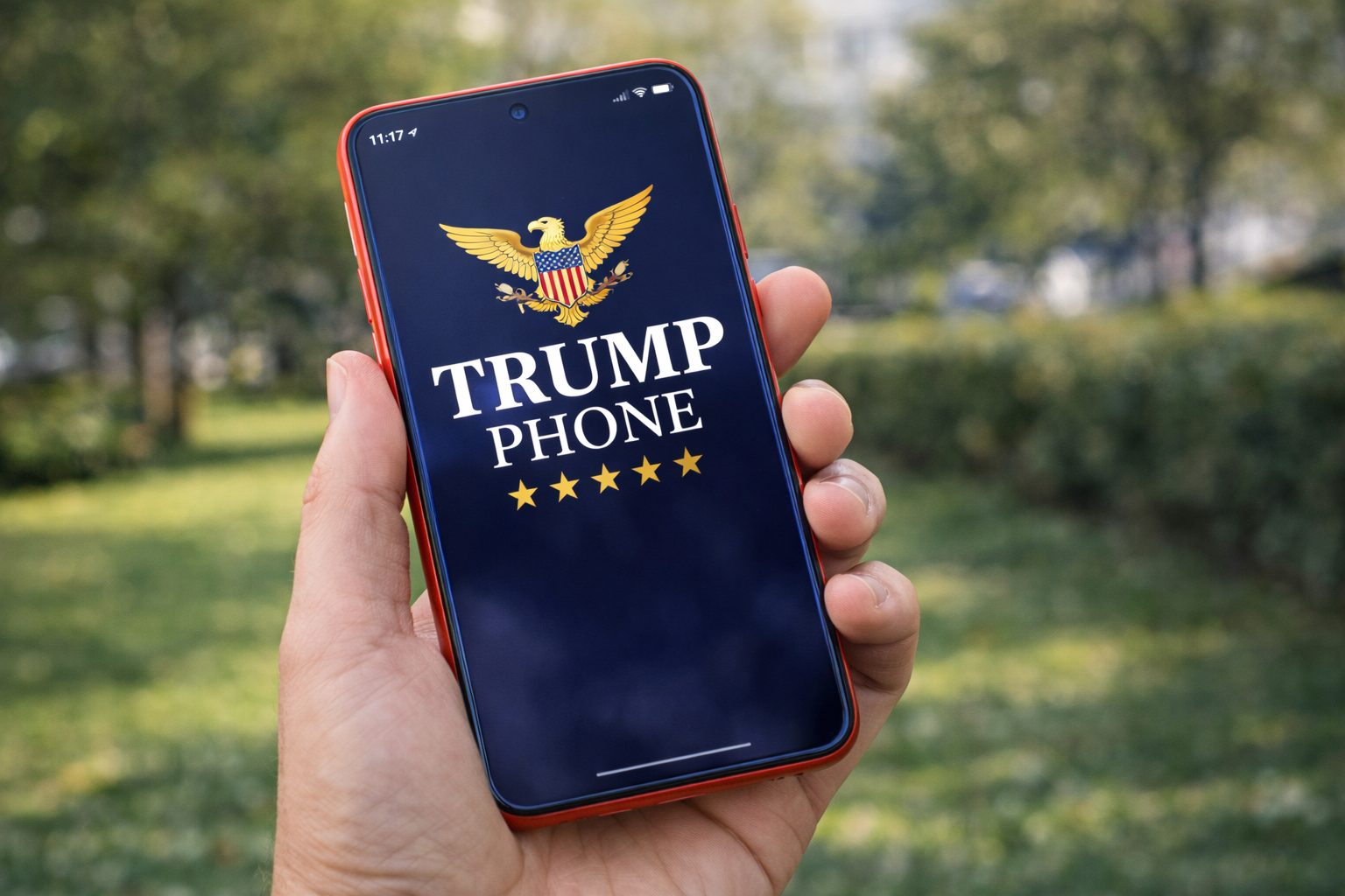 Появились первые фото смартфона Дональда Трампа