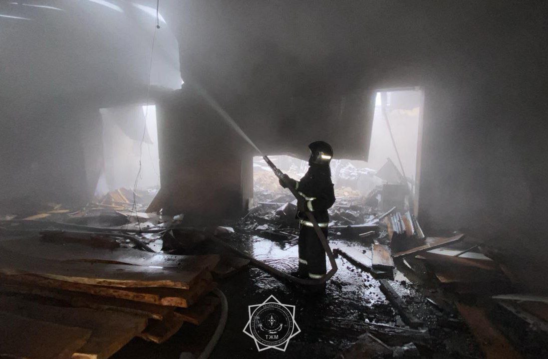 Десять тонн лука спасли пожарные в Таразе