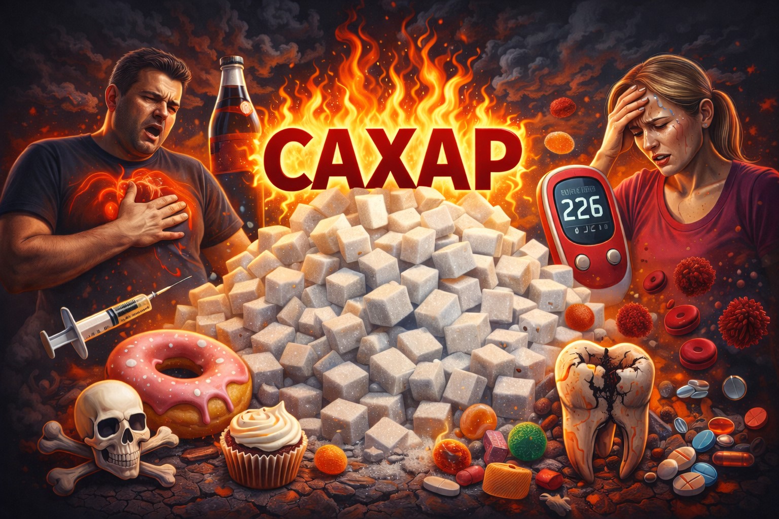 Как десерты убивают здоровье