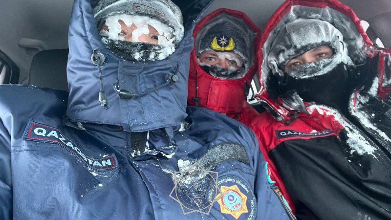 В Карагандинской области из снежного плена спасли более 400 человек