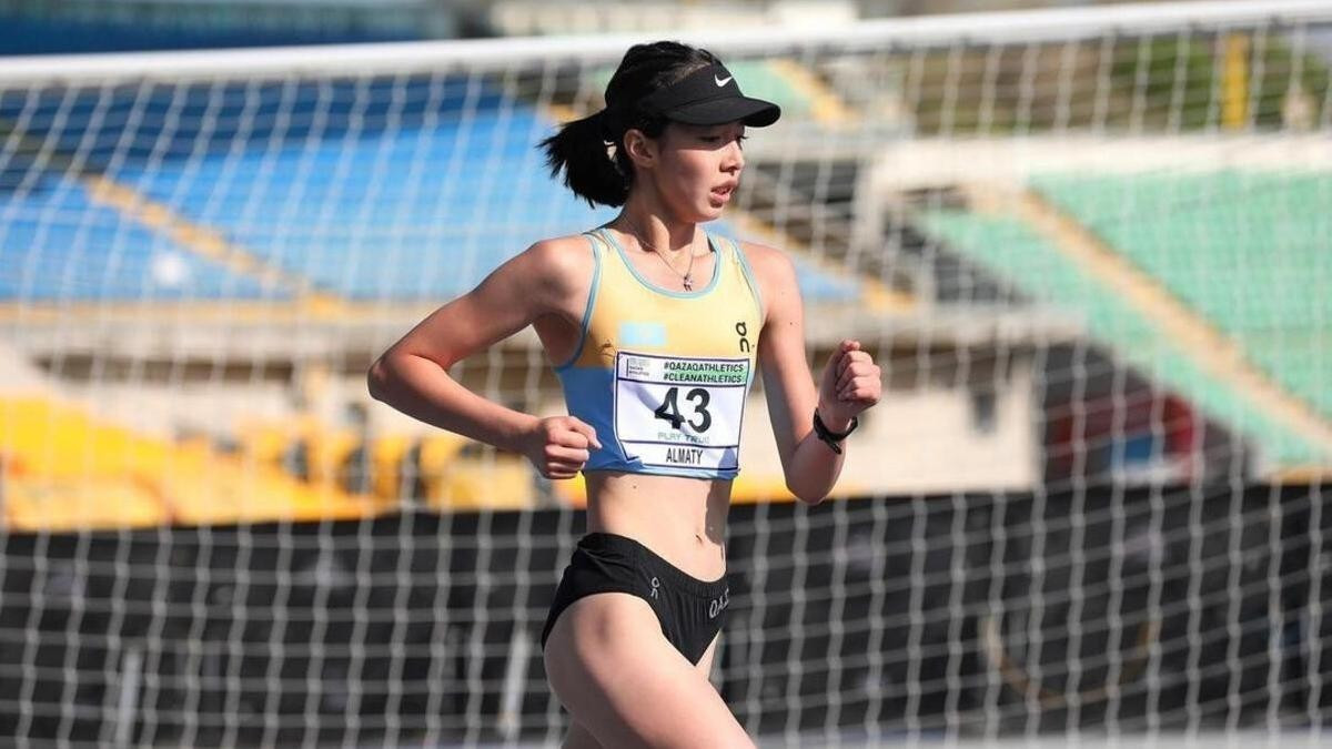 Легкоатлетка Ясмина Токсанбаева стала второй на чемпионате Азии в Японии