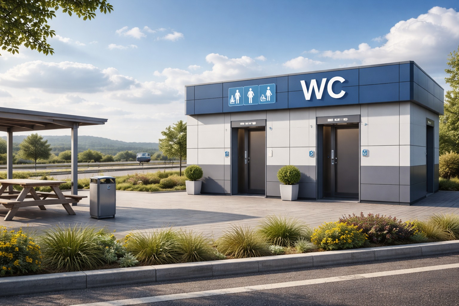 В Акмолинской области в 2026 году установят 13 придорожных туалетов