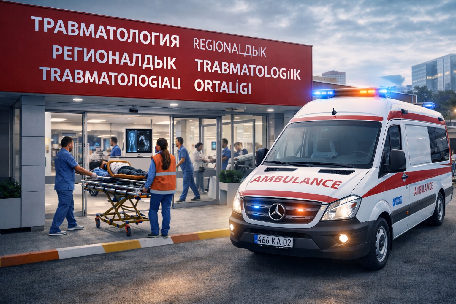 В Казахстане врачи смогут быстрее спасать пострадавших после ДТП