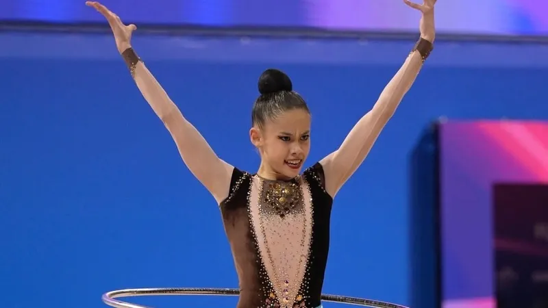 Казахстанская гимнастка стала победительницей международного турнира Alem Cup в Астане