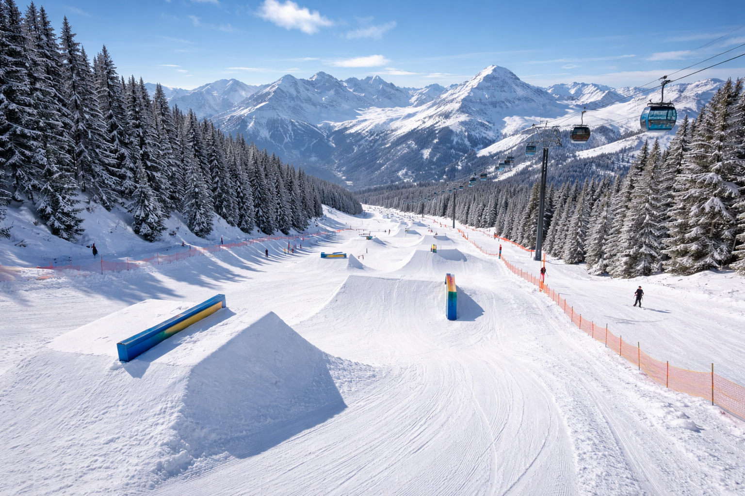 На Шымбулаке сноубордист из России вылетел с трассы в овраг