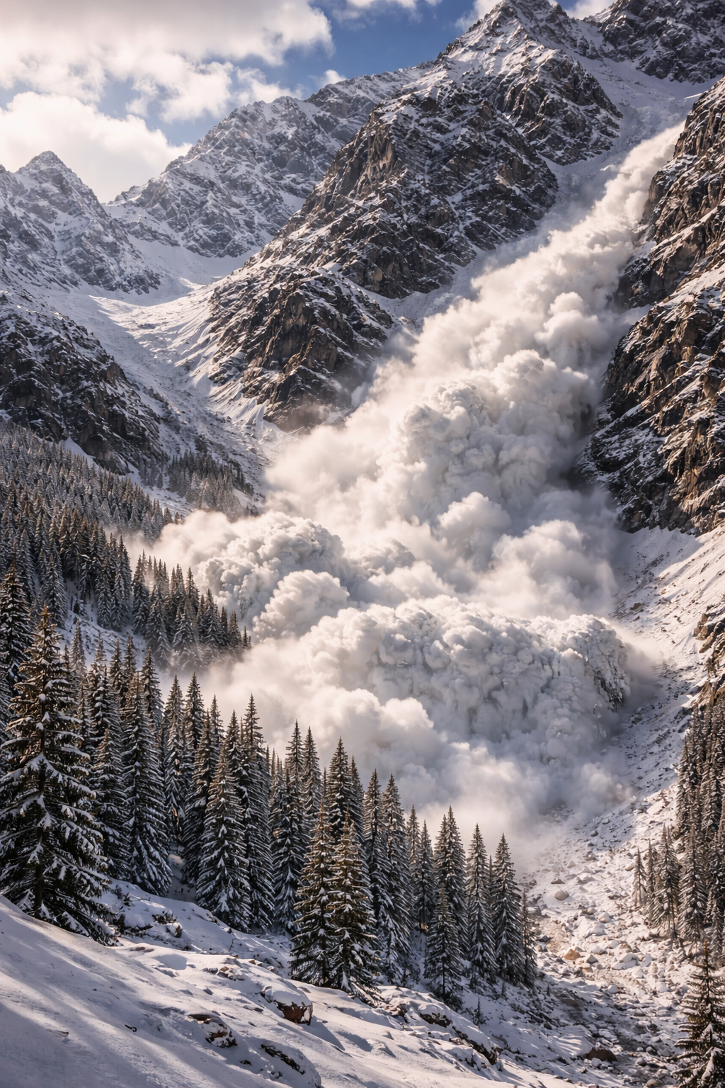 В горах Алматы фиксируют самопроизвольные сходы лавин