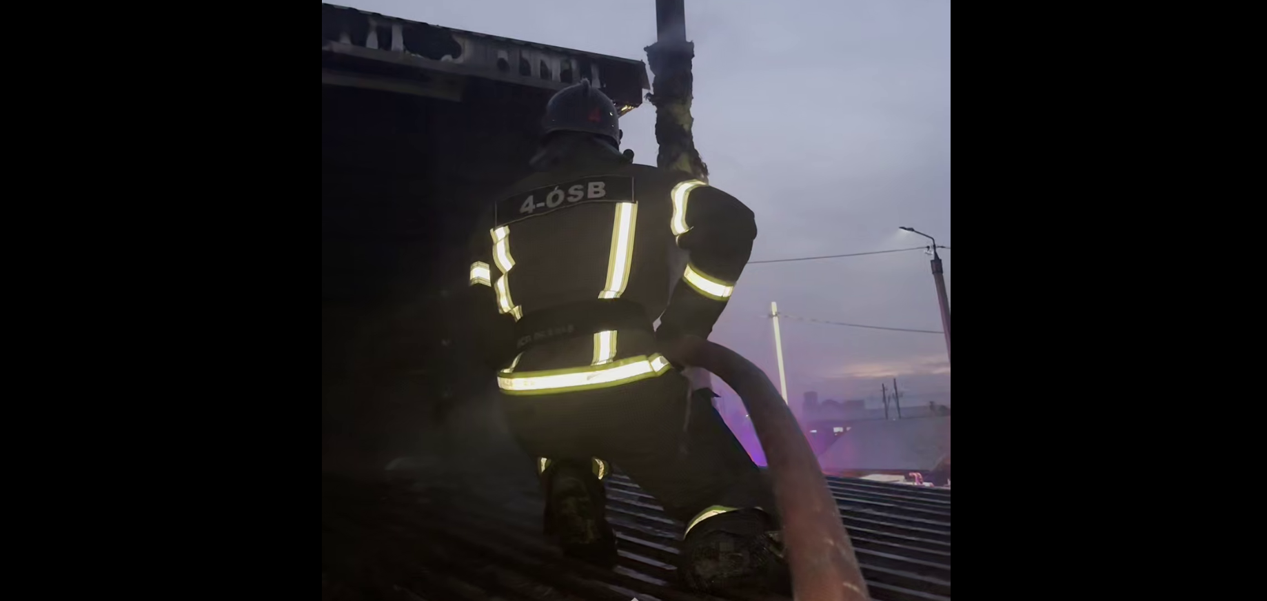 Пожар потушили в Петропавловске