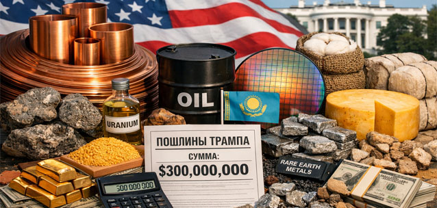 Что Казахстан продолжает продавать США и сколько заплатил за пошлины Трампа