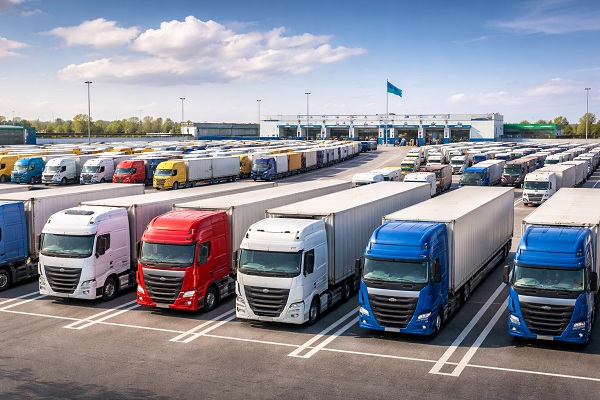 Для фур на границе Казахстана предусмотрят парковки минимум на 200 мест