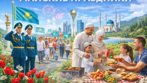 Сколько дней отдохнут казахстанцы в мае 2026 года