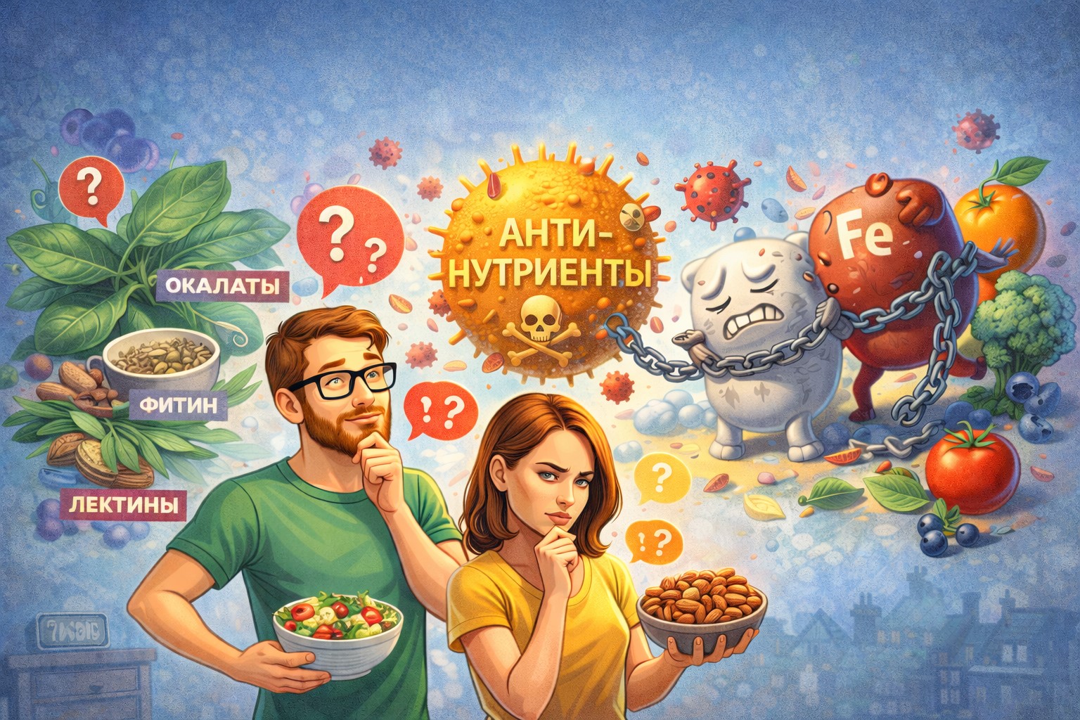 Что такое антинутриенты, и в чем их польза