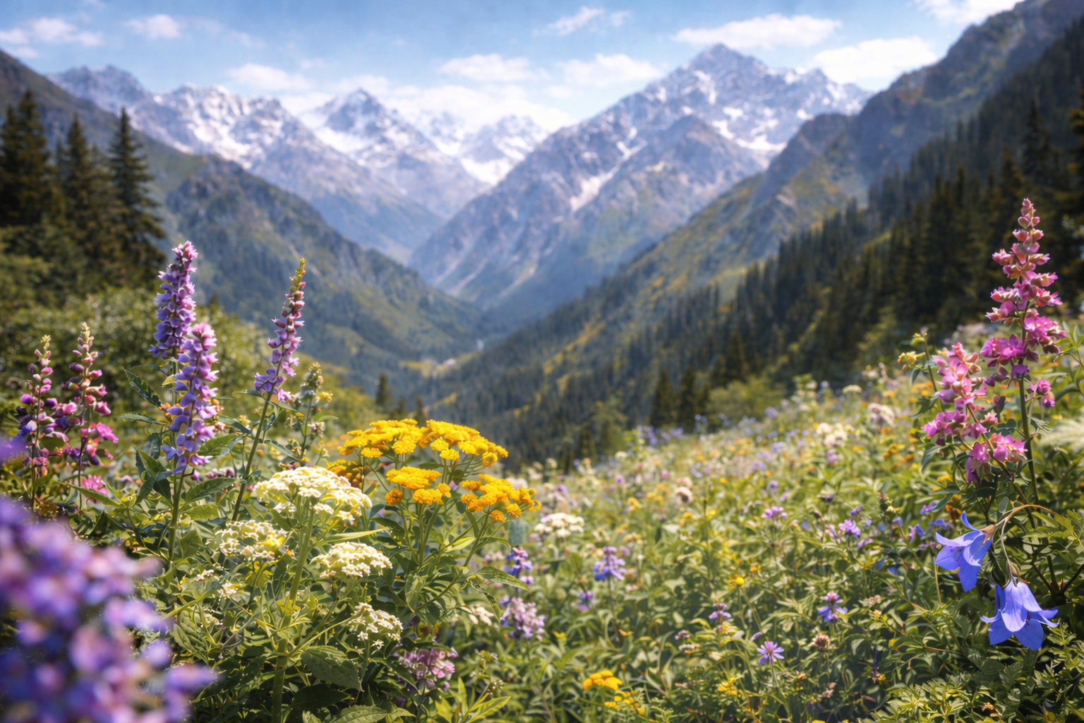 Чем полезен горный чай из трав Заилийского Алатау