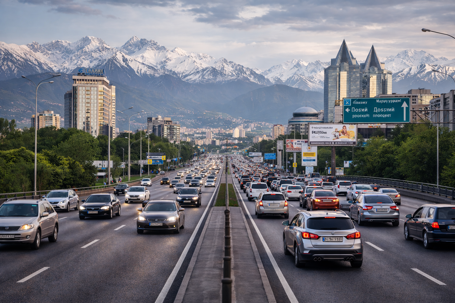 19 апреля в Алматы частично перекроют некоторые улицы
