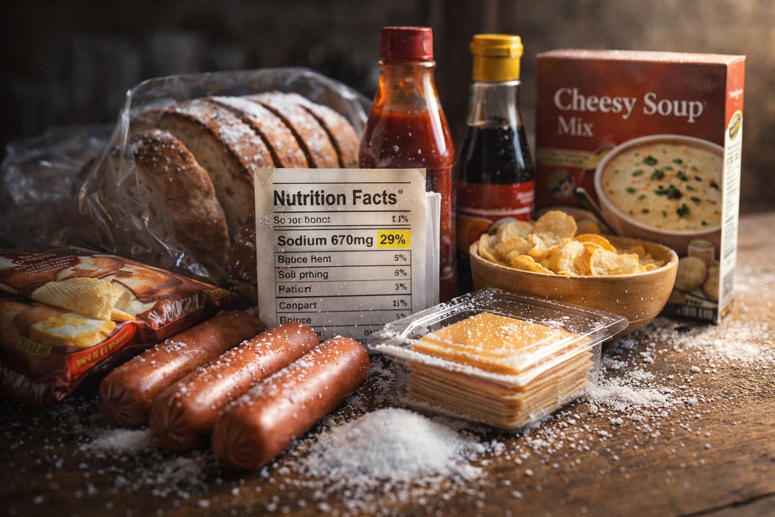 Солевые ловушки в еде: почему мы внезапно отекаем