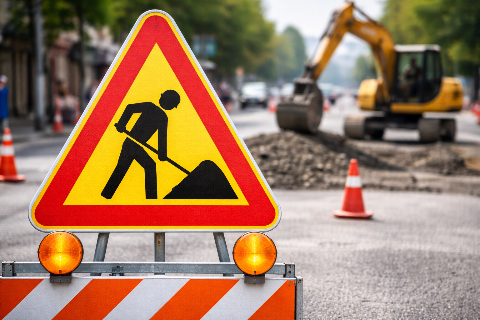 В аэропорту Алматы начался ремонт дорог