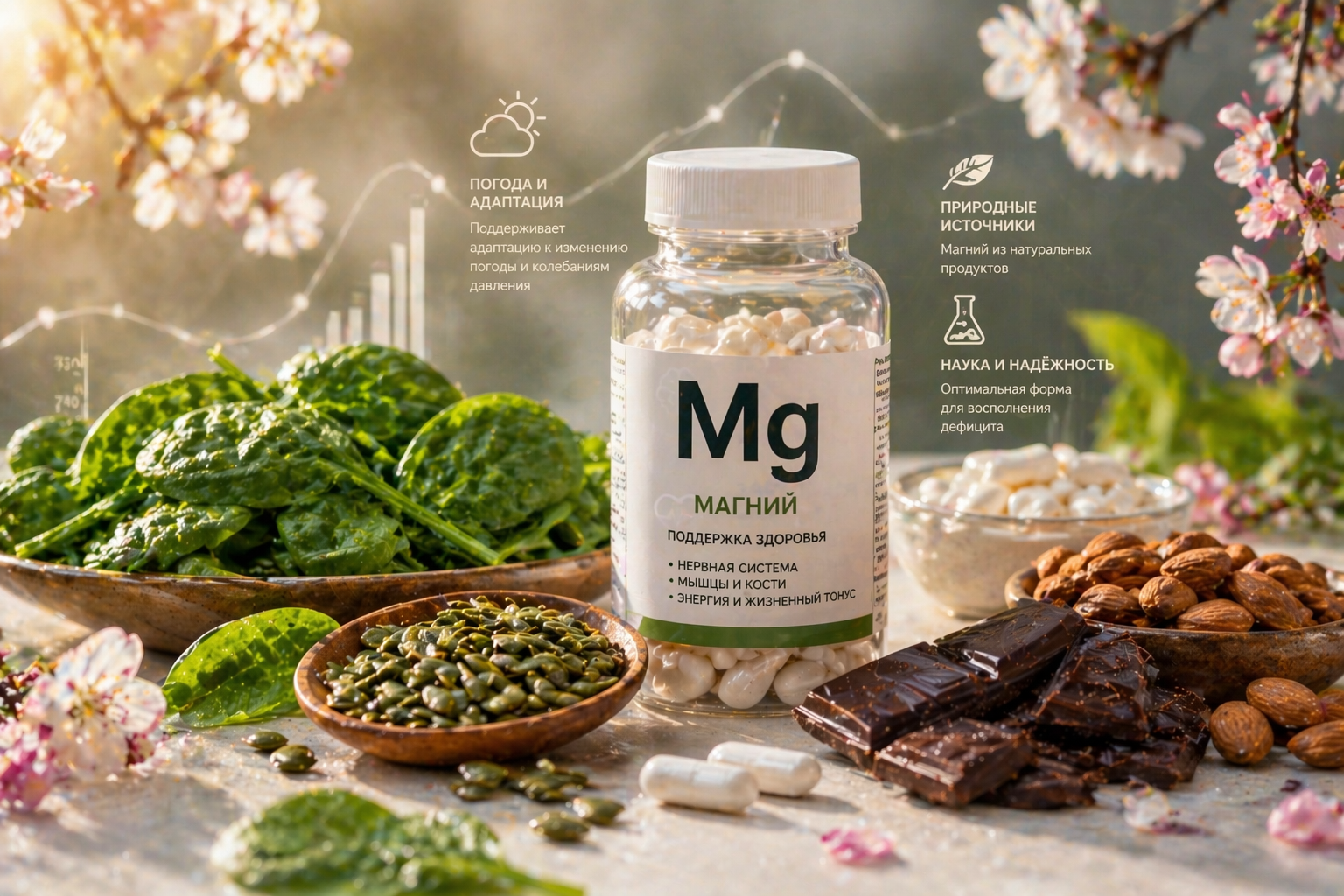 Почему магний полезен особенно весной