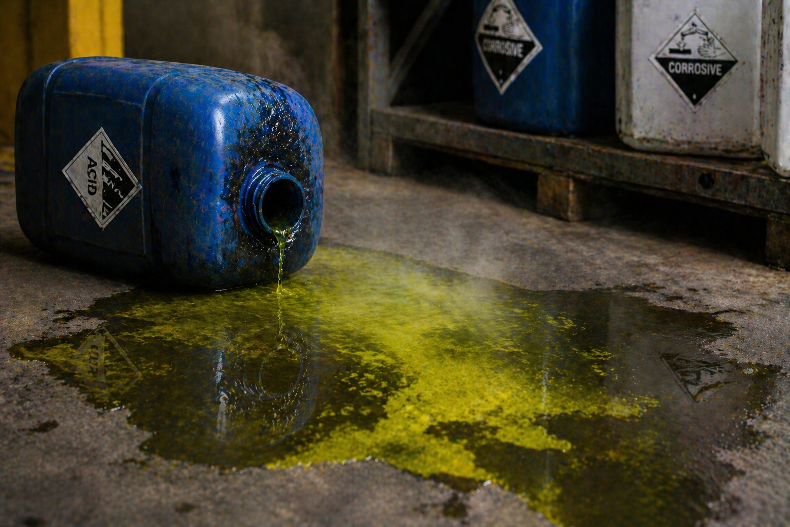 Двое работников МАЭК в Актау получили ожоги соляной кислотой