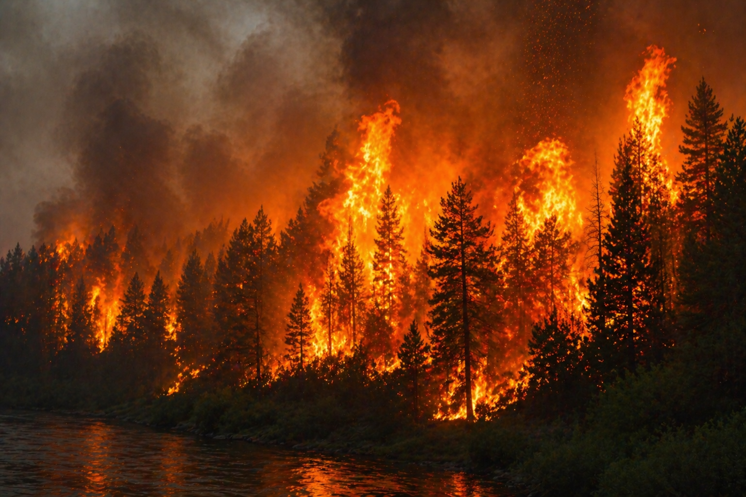 В Японии пятый день бушуют масштабные лесные пожары